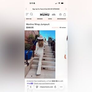 Show me your Mumu Martina Wrap Jumpsuit